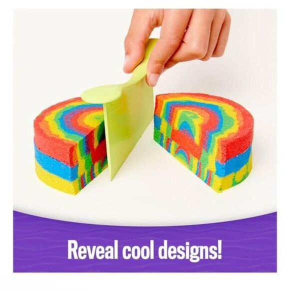 NEW Kinetic Sand, Swirl N’ Surprise Playset with 2lbs of Play Sand - Picture 5 of 6